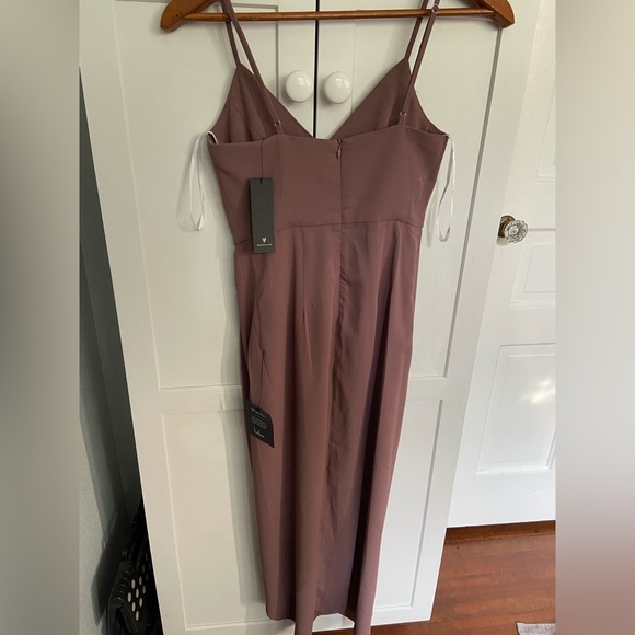 Lulus Reinette Mauve Purple Midi Dress - Picture 2 of 4
